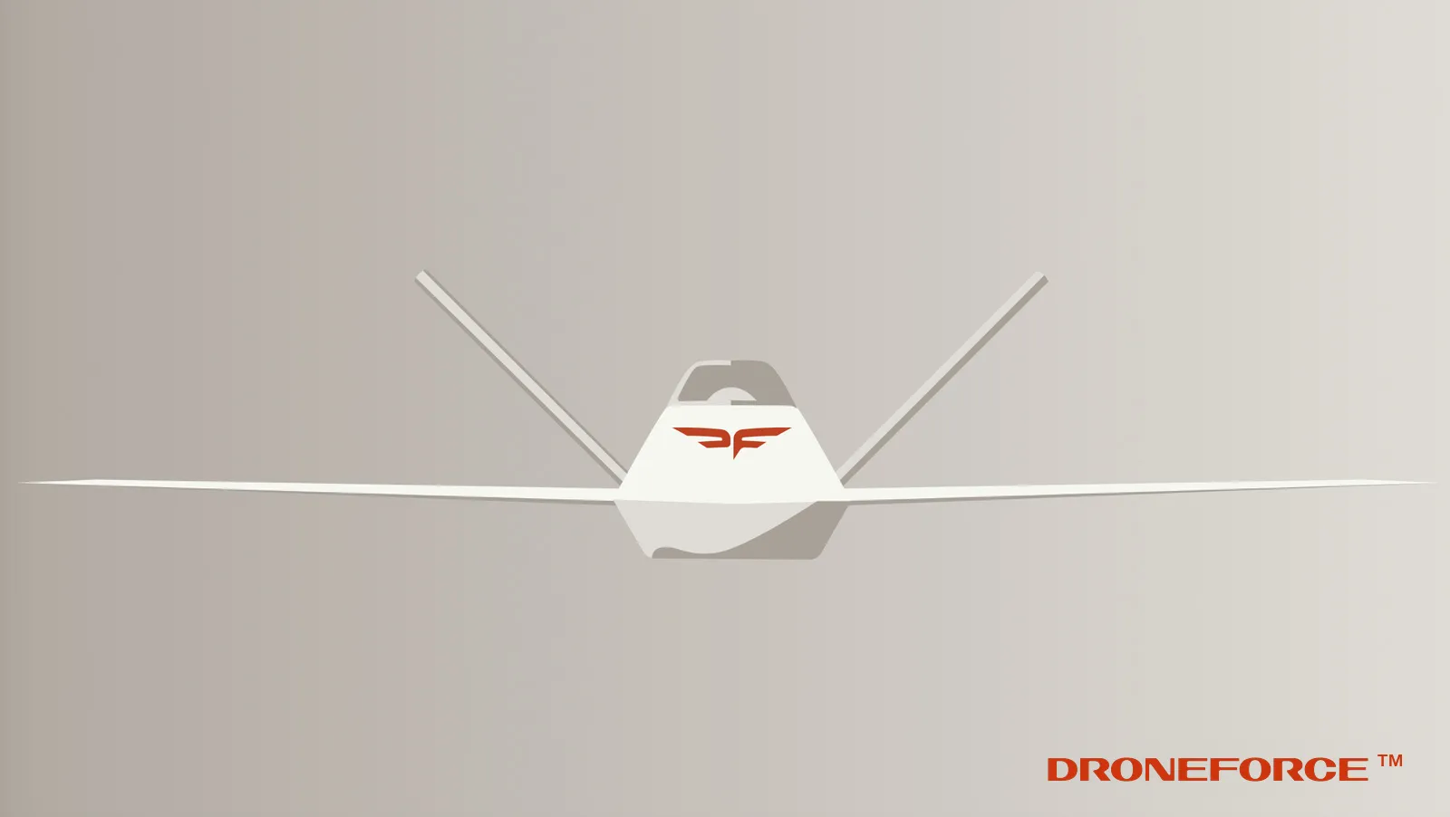 Droneforce 55 — commercial livery, head-on view