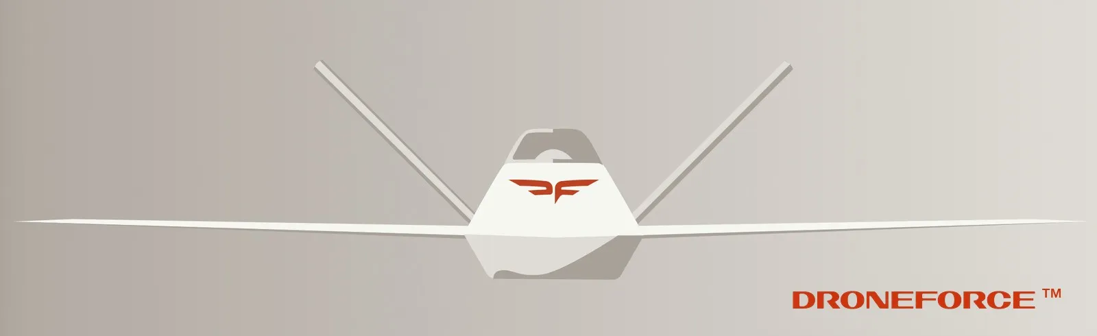 Droneforce 55 — commercial livery, head-on view