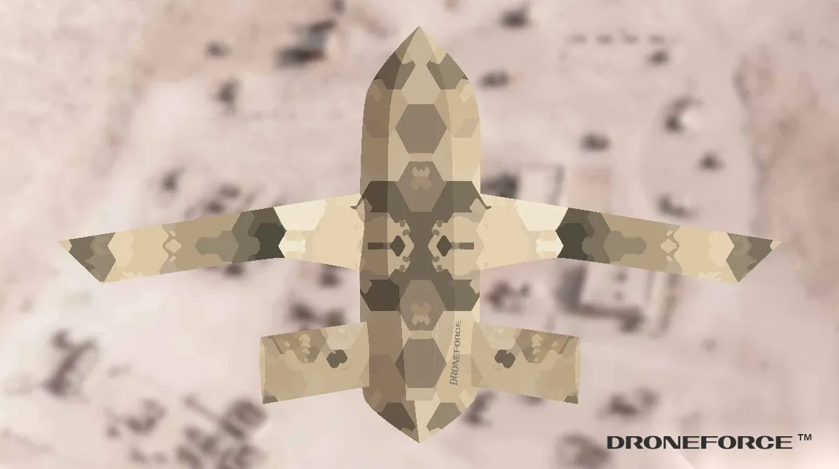 Droneforce 55 — special-missions variant, desert camo